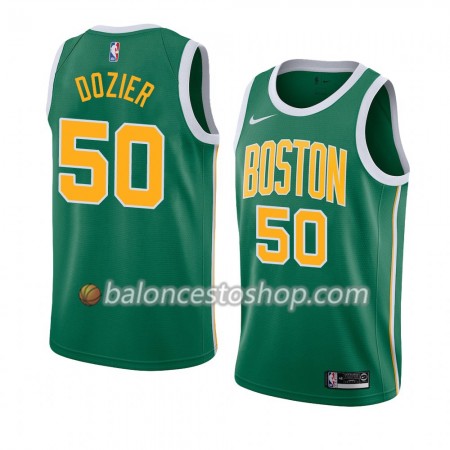 Camiseta Hombre NBA Boston Celtics P.J. Dozier 50 2018-19 Nike Verde Swingman